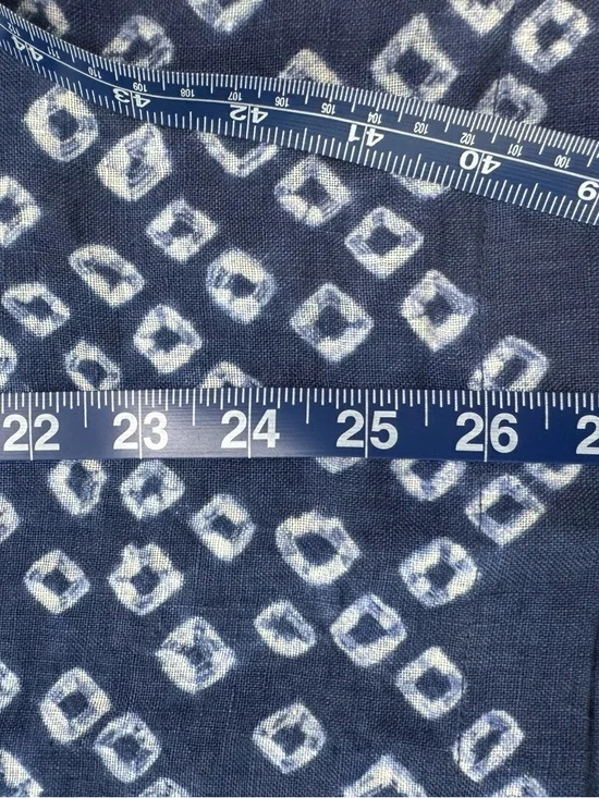 Tommy Bahama NWT Navy Blue Printed Linen Hooded Tunic $138 Retail - Picture 9 of 15